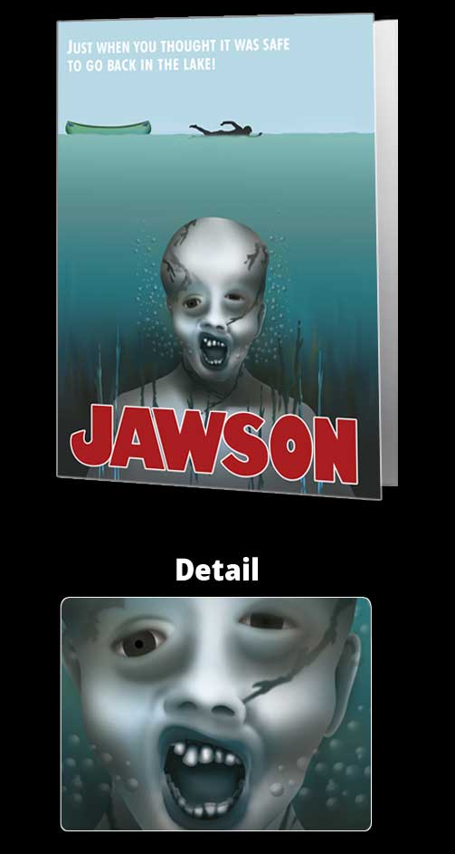 Mash-Ups Jawson Notecard - £3.99