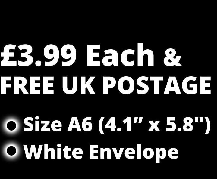 A6 Size Notecard Price £2.99