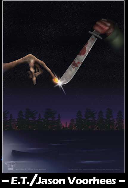 E.T./Jason Voorhees Print