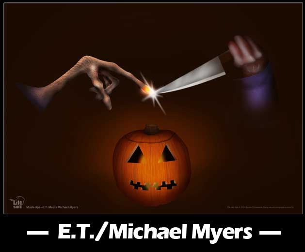 The Lite Side E.T. Meets Michael Myers