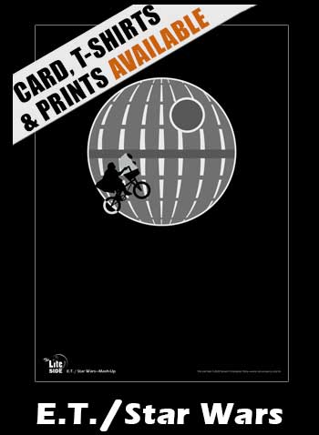 ET Star Wars Mash-Up Print