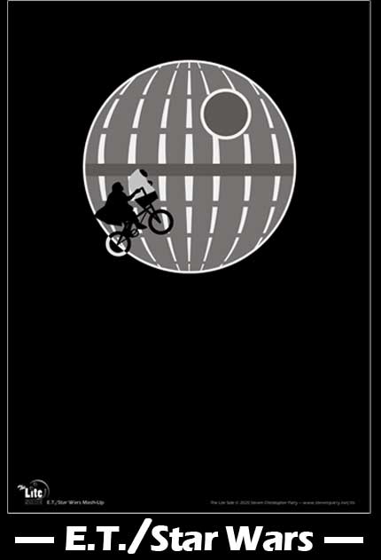 ET Star Wars Mash-Up Print
