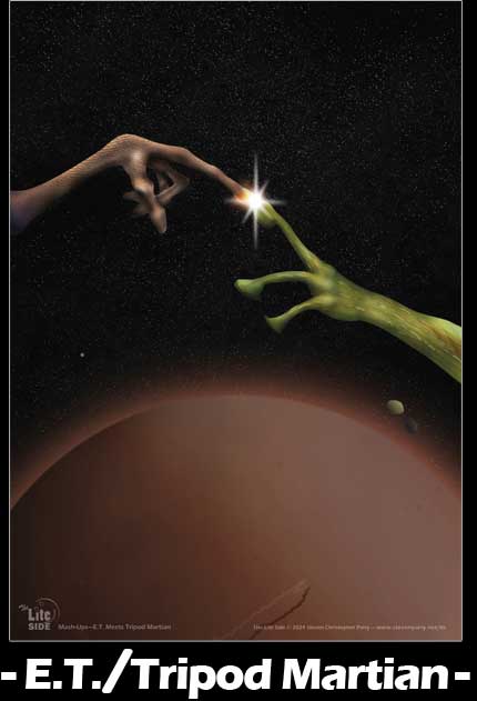E.T./Tripod Martian Print