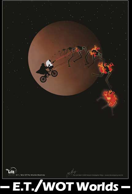 ET War Of The Worlds Mash-Up Prints