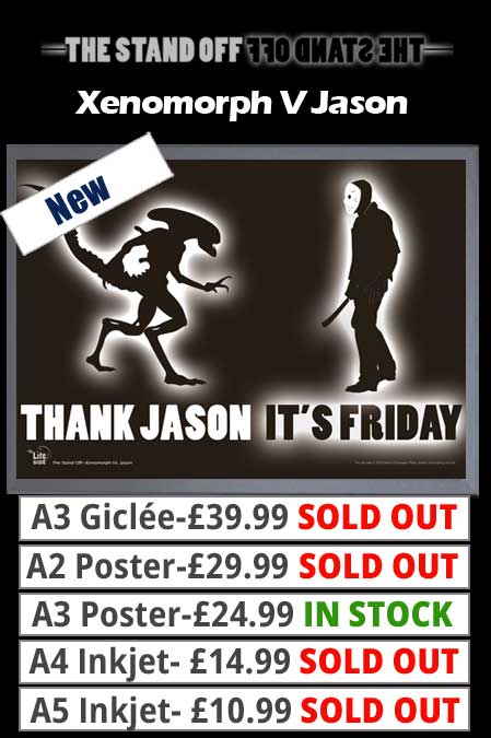 Alien V Jason Voorhees Print
