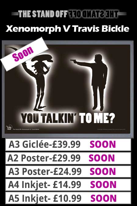 Alien V Travis Bickle Print