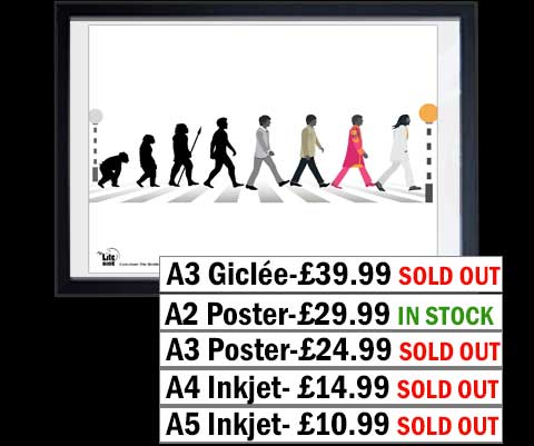 Evolution - The Beatles Print