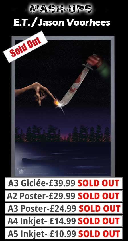 Mash Ups: E.T. & Jason Voorhees Prints & Posters From £10.99