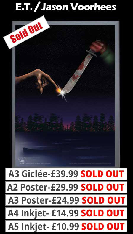 Mash Ups: E.T. & Jason Voorhees Prints From £10.99