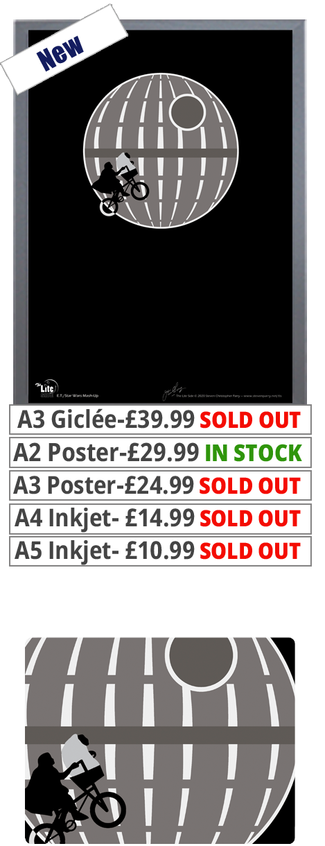 Mash Ups - E.T. & Star Wars - Print - Price From 10.99