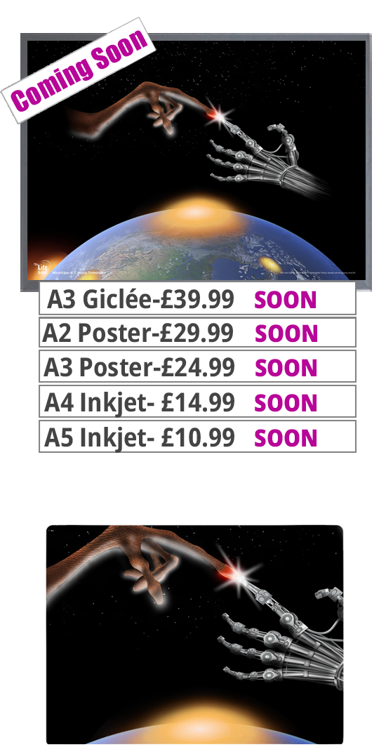 Mash-Ups: E.T. Meets Terminator (War) Posters From £10.99