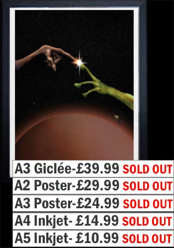 Mash-Ups: E.T. Meets Tripod Martian Print