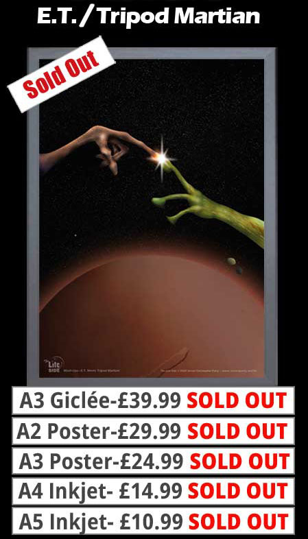 Mash Ups: E.T. & Tripod Martian Prints From £10.99