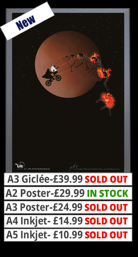 Mash Ups - E.T. & War Of The Worlds - Print - Price From 10.99