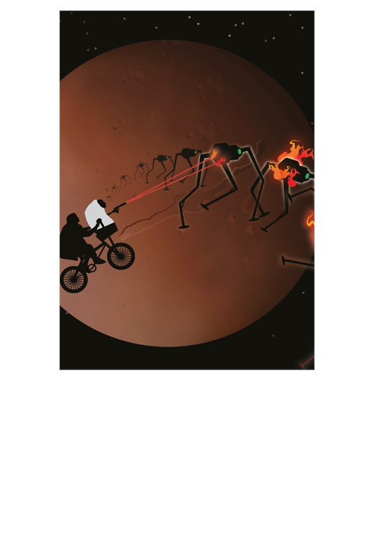 ET War Of The Worlds Mash Up Print - Price From 10.99