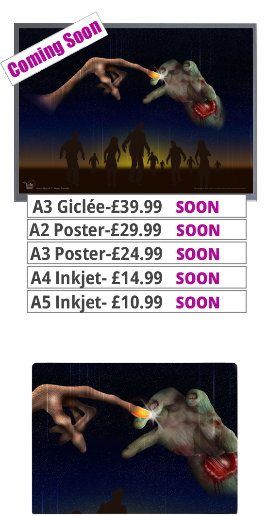 Mash-Ups: E.T. Meets Zombie Posters From £10.99