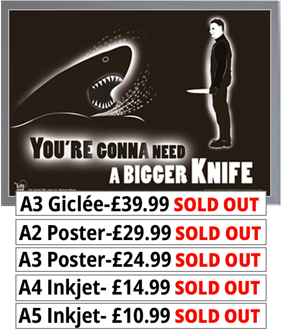 The Stand Off Jaws Vs Michael Myers Print Price From £10.99