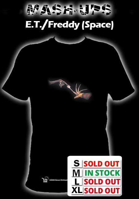 Mash Ups: E.T. & Freddy (Space) T-Shirt - £26.99